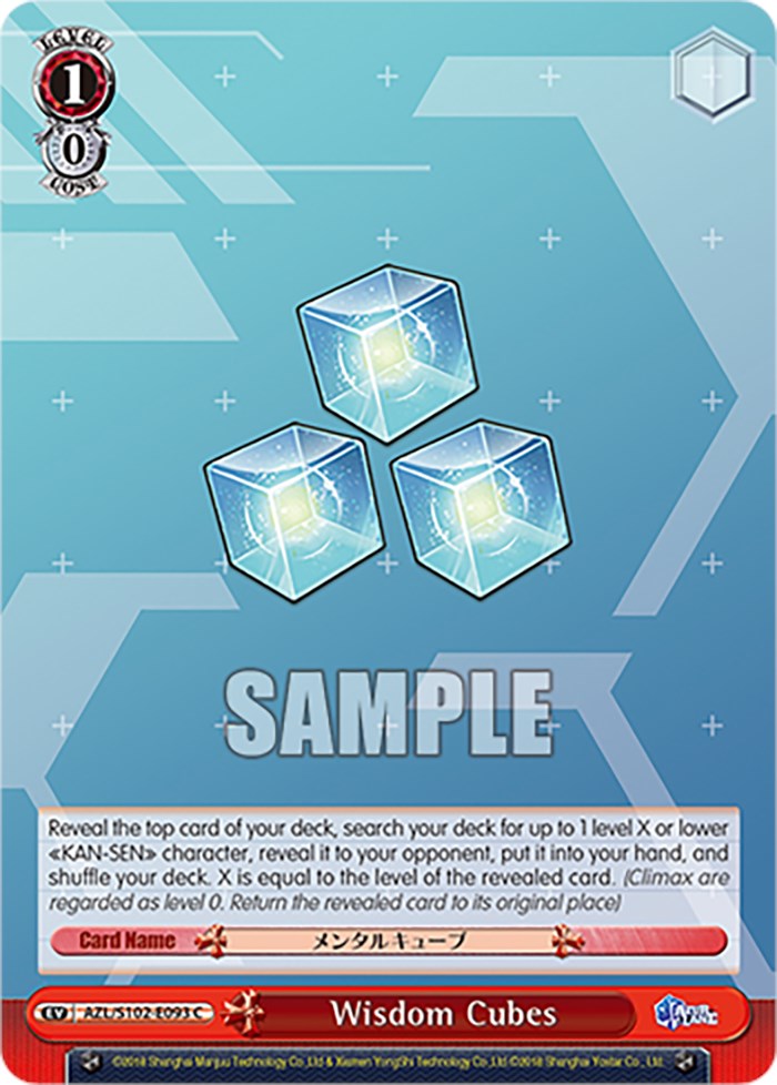 Wisdom Cubes (AZL/S102-E093 C) [Azur Lane] | Cracking-Singles