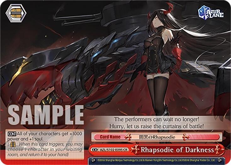 Rhapsodie of Darkness (AZL/S102-E095 CR) [Azur Lane] | Cracking-Singles
