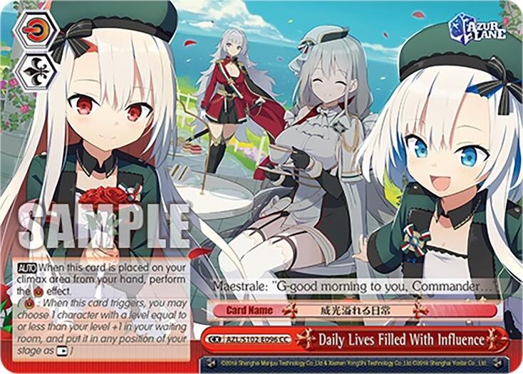 Daily Lives Filled With Influence (AZL/S102-E096 CC) [Azur Lane] | Cracking-Singles