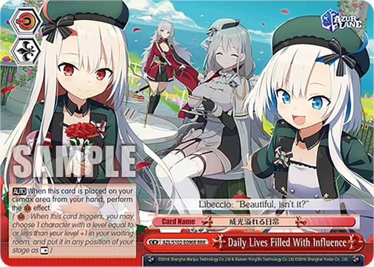 Daily Lives Filled With Influence (AZL/S102-E096R RRR) [Azur Lane] | Cracking-Singles