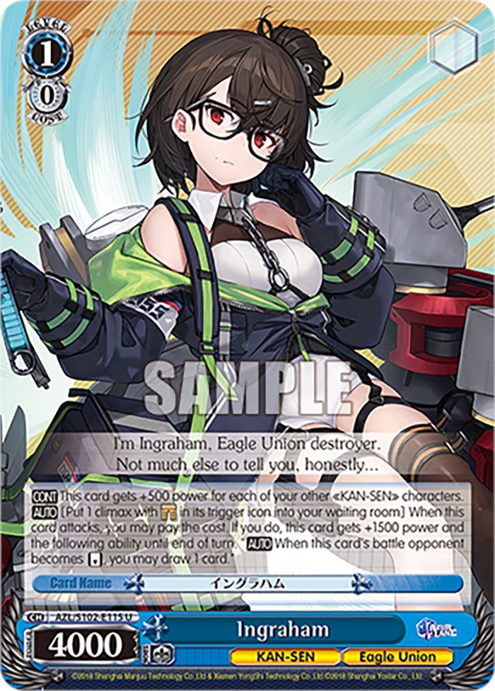 Ingraham (AZL/S102-E115 U) [Azur Lane] | Cracking-Singles