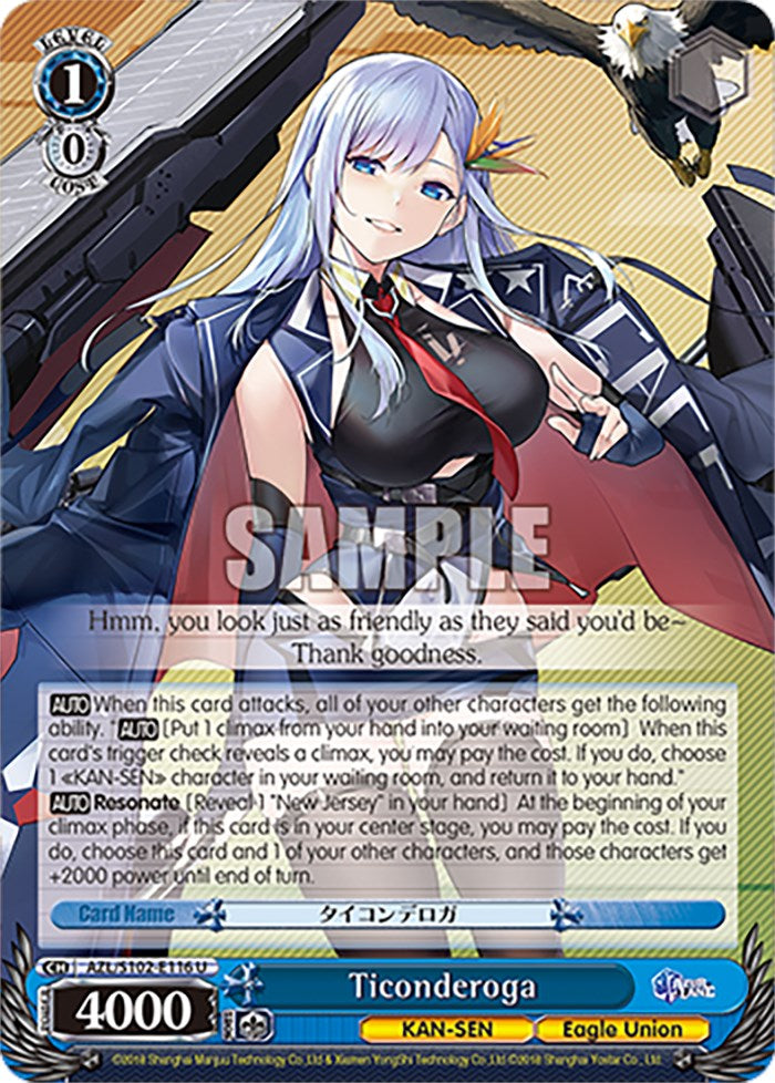 Ticonderoga (AZL/S102-E116 U) [Azur Lane] | Cracking-Singles