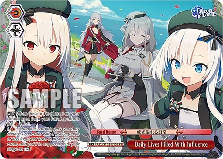 Daily Lives Filled With Influence (AZL/S102-E152 PR) [Azur Lane] | Cracking-Singles