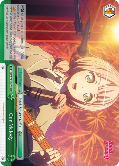 Our Melody (BD/W73-E047R) [BanG Dream! Vol.2] | Cracking-Singles