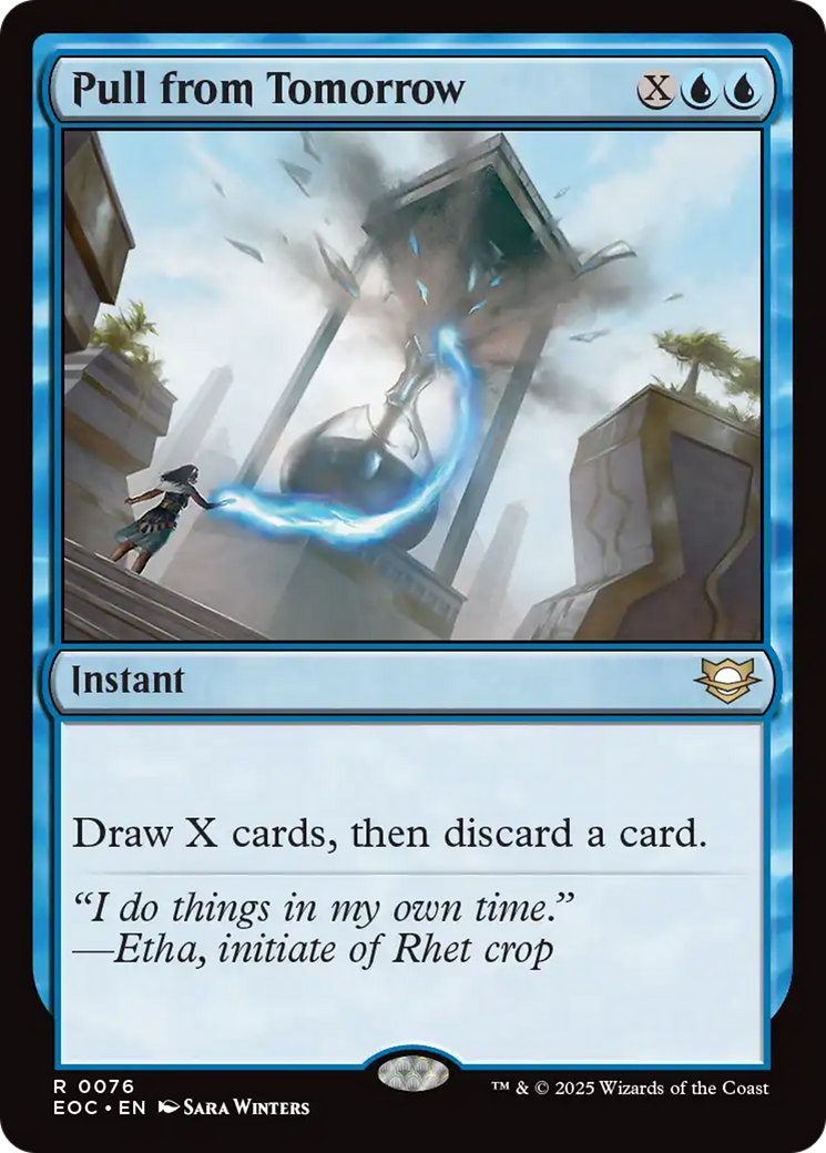 Pull from Tomorrow [Edge of Eternities Commander] | Cracking-Singles