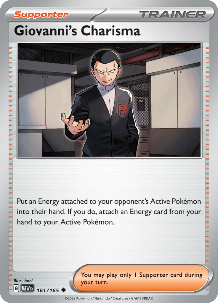 Giovanni's Charisma (161/165) [Scarlet & Violet 151] | Cracking-Singles