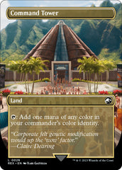 Command Tower // Command Tower (Borderless) [Jurassic World Collection] | Cracking-Singles