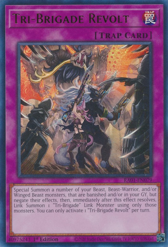 Tri-Brigade Revolt [RA01-EN079] Ultra Rare | Cracking-Singles