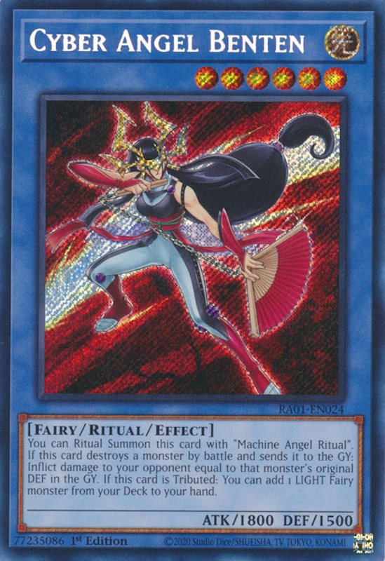 Cyber Angel Benten [RA01-EN024] Secret Rare | Cracking-Singles