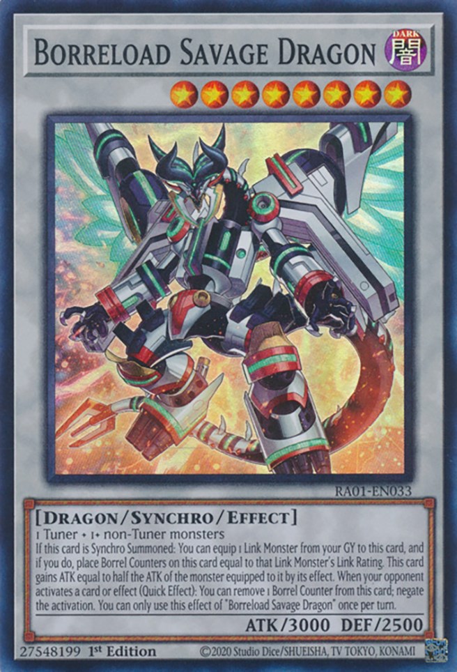 Borreload Savage Dragon [RA01-EN033] Super Rare | Cracking-Singles