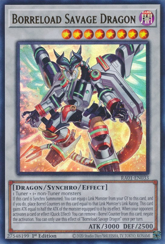 Borreload Savage Dragon [RA01-EN033] Ultra Rare | Cracking-Singles