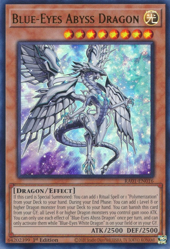 Blue-Eyes Abyss Dragon [RA01-EN016] Ultra Rare | Cracking-Singles