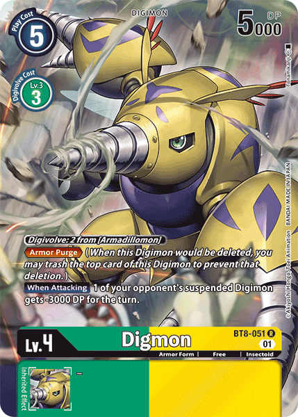 Digmon [BT8-051] (Alternate Art) [New Awakening] | Cracking-Singles
