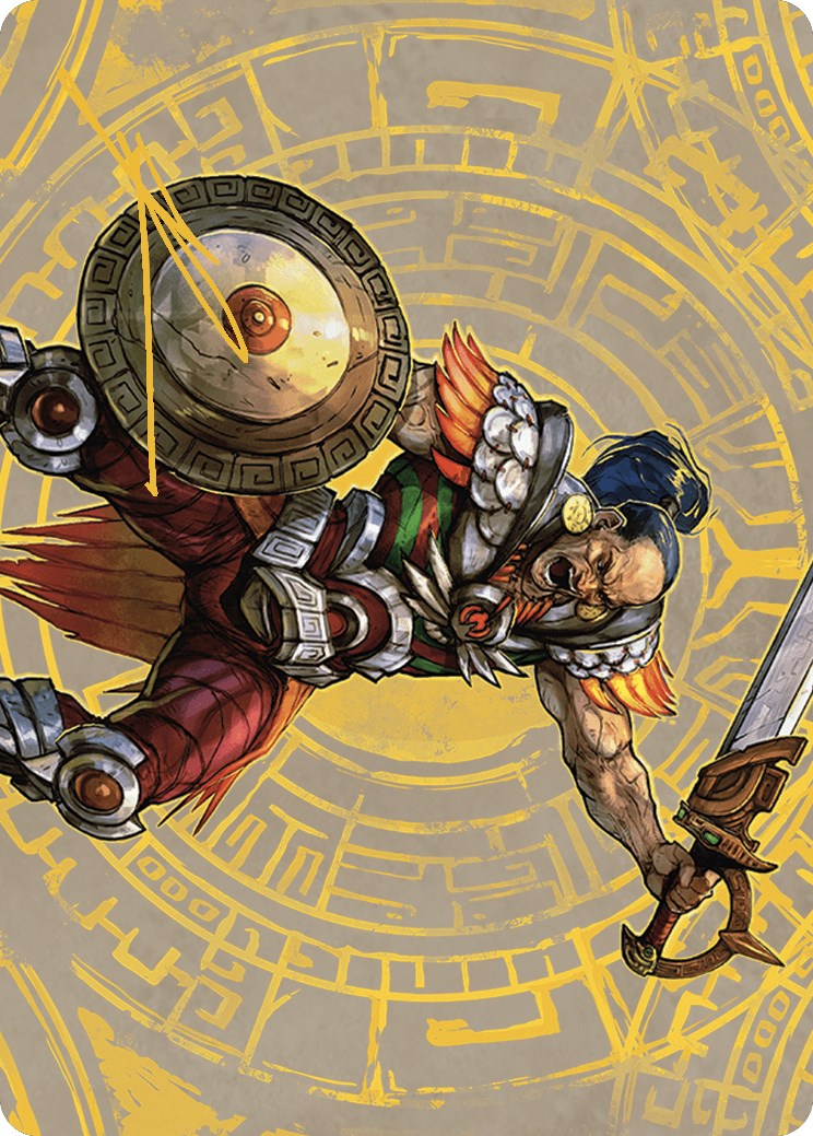 Inti, Seneschal of the Sun Art Card (Gold-Stamped Signature) [The Lost Caverns of Ixalan Art Series] | Cracking-Singles