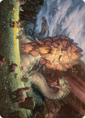 Ojer Kaslem, Deepest Growth Art Card (30/81) (Gold-Stamped Signature) [The Lost Caverns of Ixalan Art Series] | Cracking-Singles