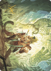 Might of the Ancestors Art Card (Gold-Stamped Signature) [The Lost Caverns of Ixalan Art Series] | Cracking-Singles