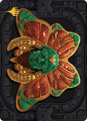 Ojer Kaslem, Deepest Growth Art Card (58/81) (Gold-Stamped Planeswalker Symbol) [The Lost Caverns of Ixalan Art Series] | Cracking-Singles