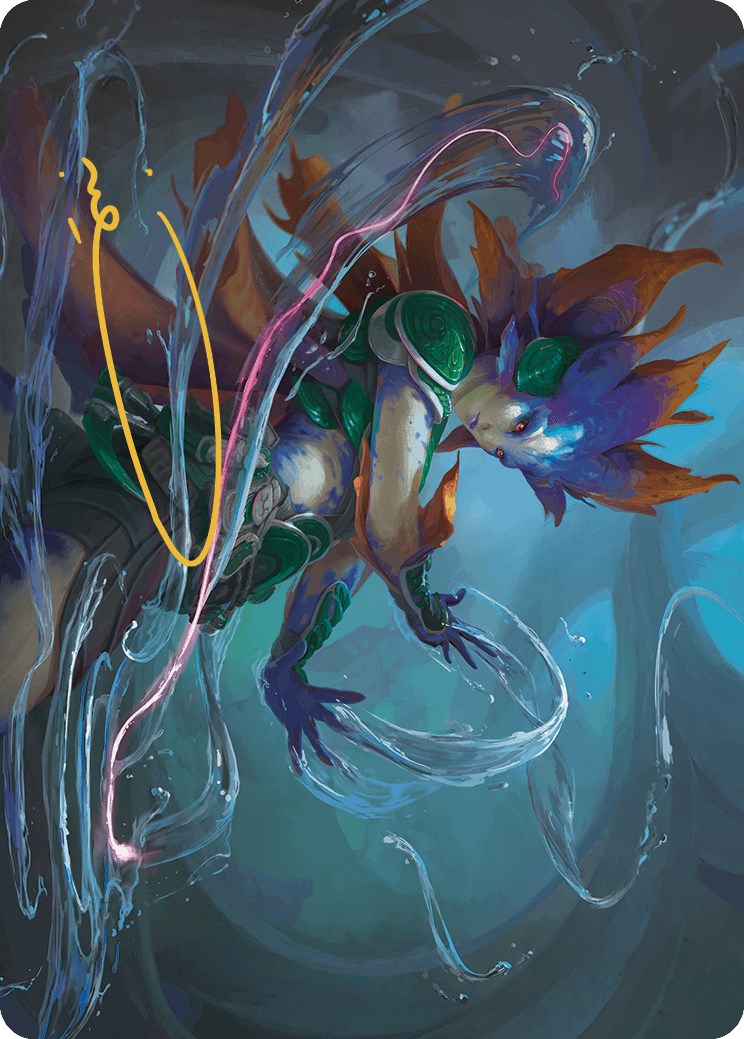 Nicanzil, Current Conductor Art Card (Gold-Stamped Signature) [The Lost Caverns of Ixalan Art Series] | Cracking-Singles