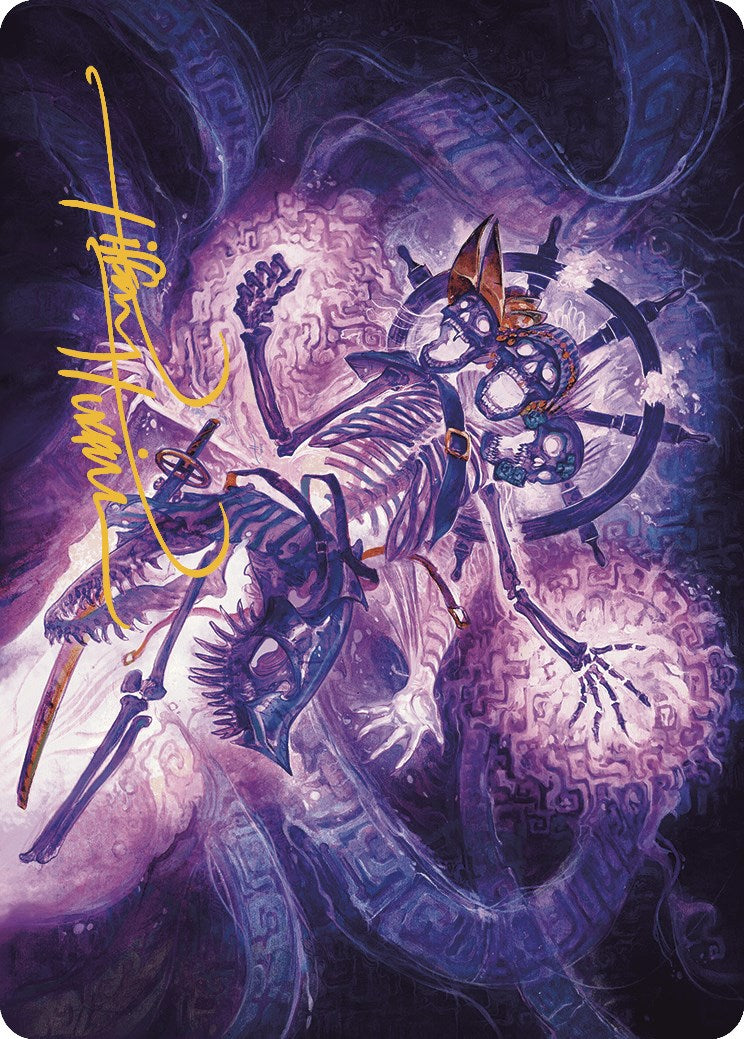 The Grim Captain Art Card (Gold-Stamped Signature) [The Lost Caverns of Ixalan Art Series] | Cracking-Singles