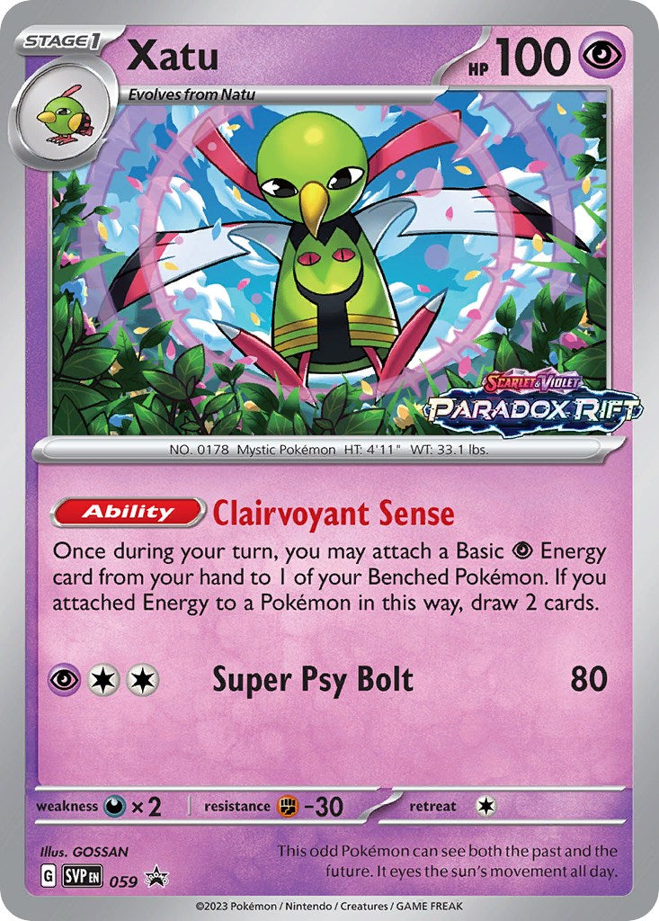 Xatu (059) [Scarlet & Violet: Black Star Promos] | Cracking-Singles