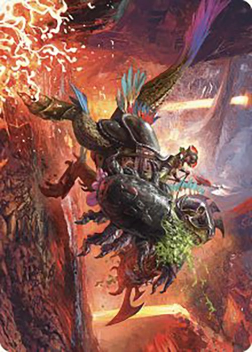 Triumphant Chomp Art Card [The Lost Caverns of Ixalan Art Series] | Cracking-Singles
