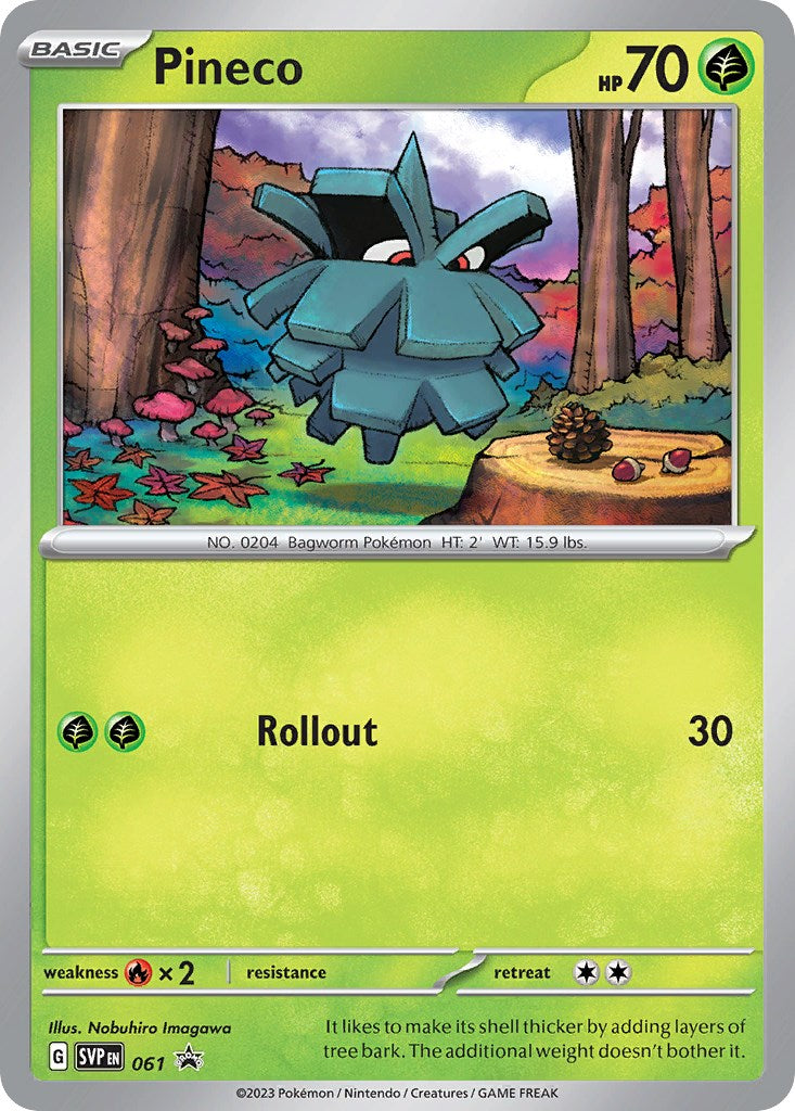Pineco (061) [Scarlet & Violet 151] | Cracking-Singles