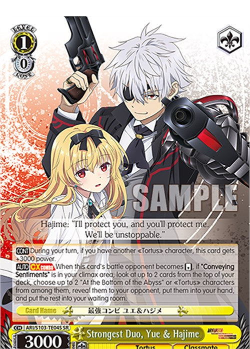 Strongest Duo, Yue & Hajime (ARI/S103-TE04S SR) [Arifureta: From Commonplace to World's Strongest] | Cracking-Singles