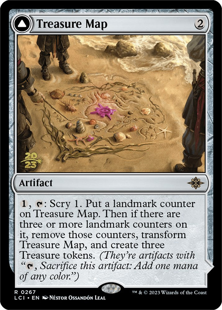 Treasure Map // Treasure Cove [The Lost Caverns of Ixalan Prerelease Cards] | Cracking-Singles