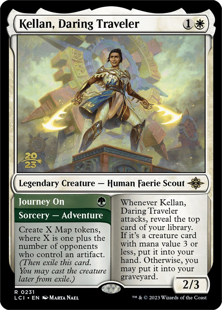 Kellan, Daring Traveler [The Lost Caverns of Ixalan Prerelease Cards] | Cracking-Singles