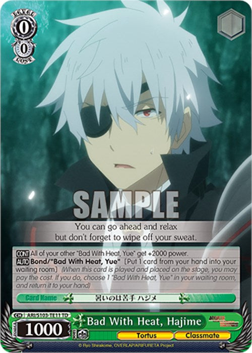Bad With Heat, Hajime (ARI/S103-TE11 TD) [Arifureta: From Commonplace to World's Strongest] | Cracking-Singles