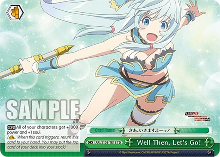 Well Then, Let's Go! (ARI/S103-TE18 TD) [Arifureta: From Commonplace to World's Strongest] | Cracking-Singles
