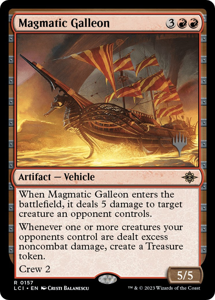 Magmatic Galleon (Promo Pack) [The Lost Caverns of Ixalan Promos] | Cracking-Singles
