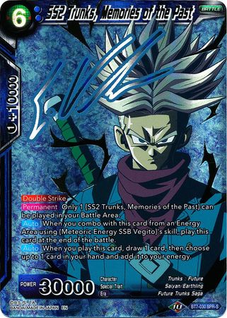 SS2 Trunks, Memories of the Past (SPR Signature) (BT7-030) [Assault of the Saiyans] | Cracking-Singles