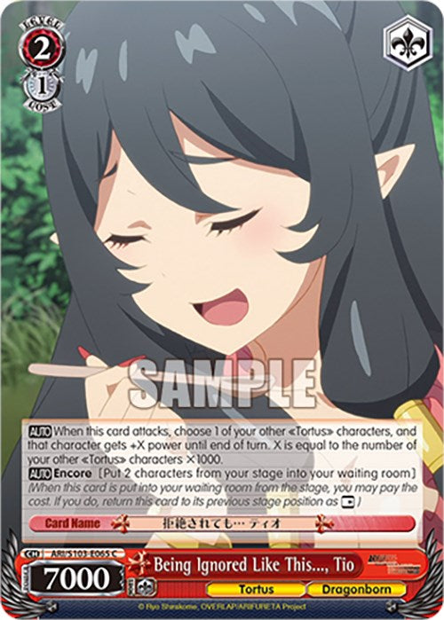 Being Ignored Like This..., Tio (ARI/S103-E065 C) [Arifureta: From Commonplace to World's Strongest] | Cracking-Singles