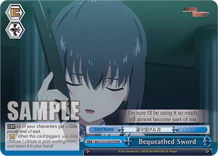 Bequeathed Sword (ARI/S103-E097R RRR) [Arifureta: From Commonplace to World's Strongest] | Cracking-Singles