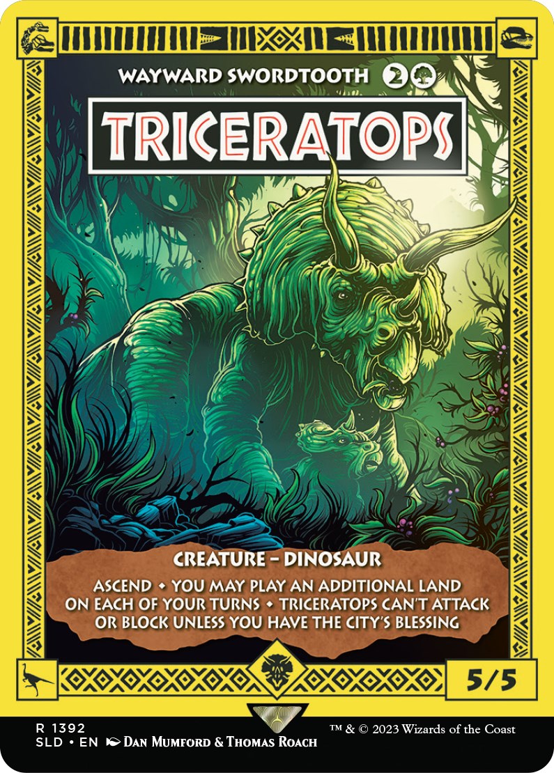 Triceratops - Wayward Swordtooth [Secret Lair Drop Series] | Cracking-Singles
