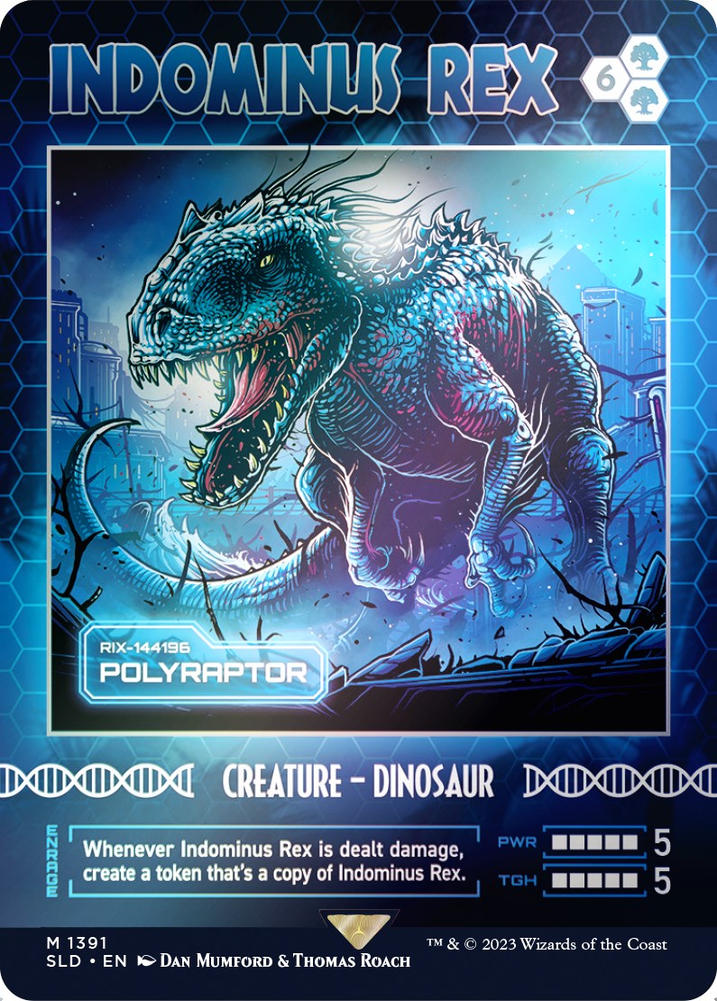 Indominus Rex - Polyraptor (Rainbow Foil) [Secret Lair Drop Series] | Cracking-Singles