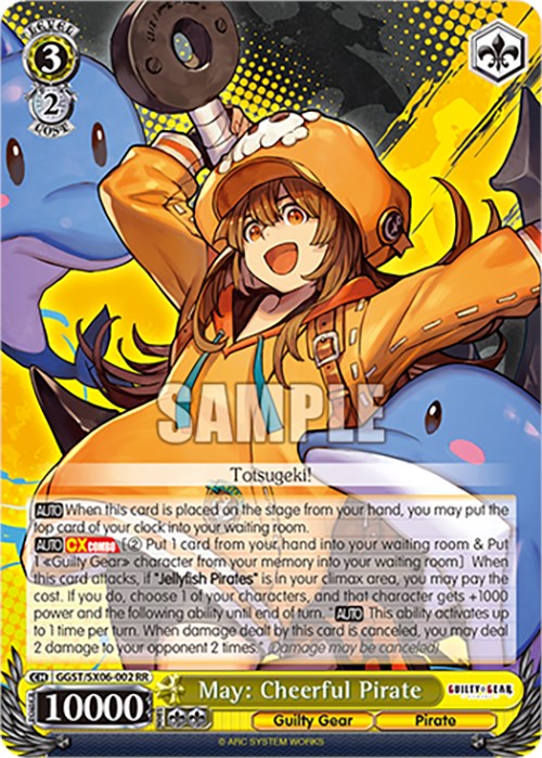 May: Cheerful Pirate (GGST/SX06-002 RR) [Guilty Gear -Strive-] | Cracking-Singles