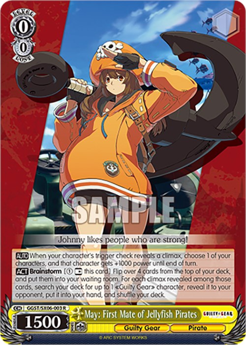 May: First Mate of Jellyfish Pirates (GGST/SX06-003 R) [Guilty Gear -Strive-] | Cracking-Singles