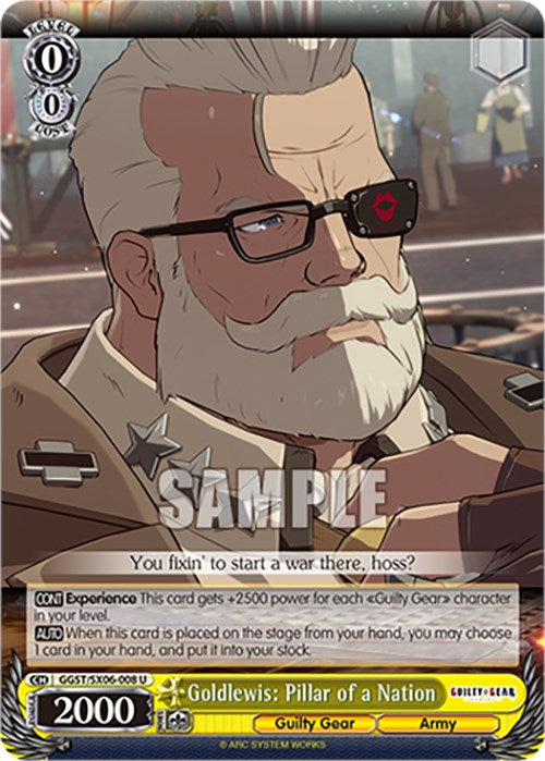 Goldlewis: Pillar of a Nation (GGST/SX06-008 U) [Guilty Gear -Strive-] | Cracking-Singles