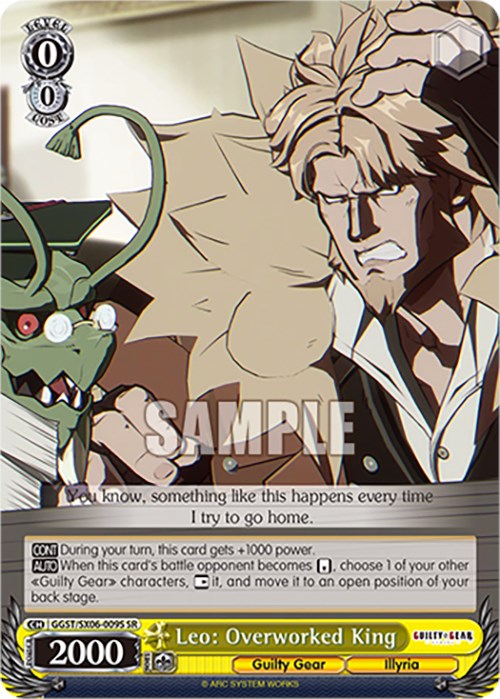 Leo: Overworked King (GGST/SX06-009S SR) [Guilty Gear -Strive-] | Cracking-Singles