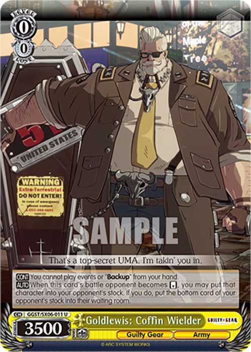 Goldlewis: Coffin Wielder (GGST/SX06-011 U) [Guilty Gear -Strive-] | Cracking-Singles