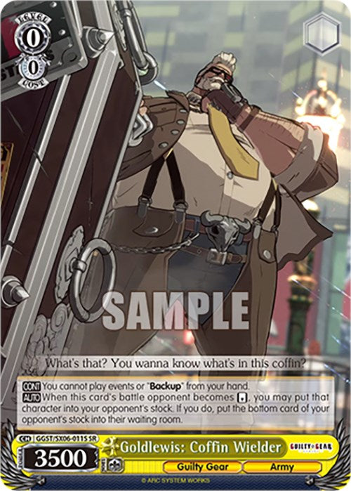 Goldlewis: Coffin Wielder (GGST/SX06-011S SR) [Guilty Gear -Strive-] | Cracking-Singles