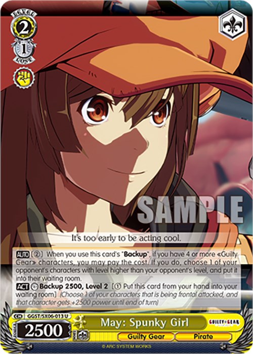 May: Spunky Girl (GGST/SX06-013 U) [Guilty Gear -Strive-] | Cracking-Singles