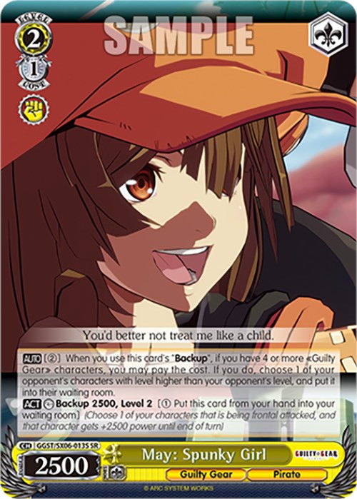May: Spunky Girl (GGST/SX06-013S SR) [Guilty Gear -Strive-] | Cracking-Singles