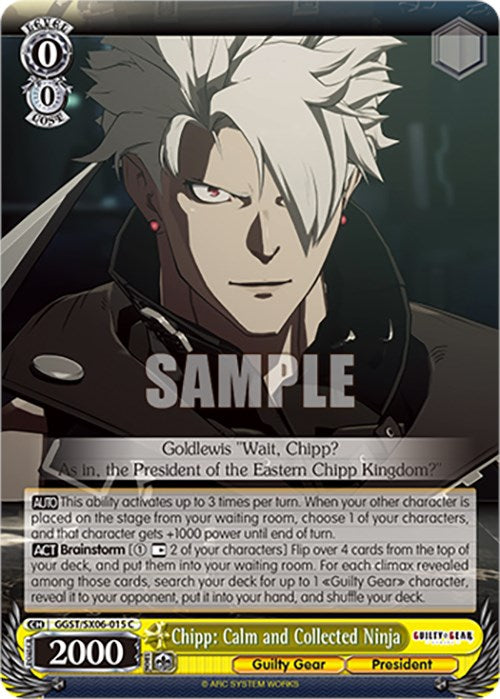Chipp: Calm and Collected Ninja (GGST/SX06-015 C) [Guilty Gear -Strive-] | Cracking-Singles
