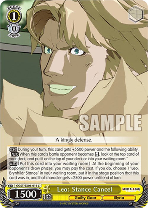 Leo: Stance Cancel (GGST/SX06-016 C) [Guilty Gear -Strive-] | Cracking-Singles