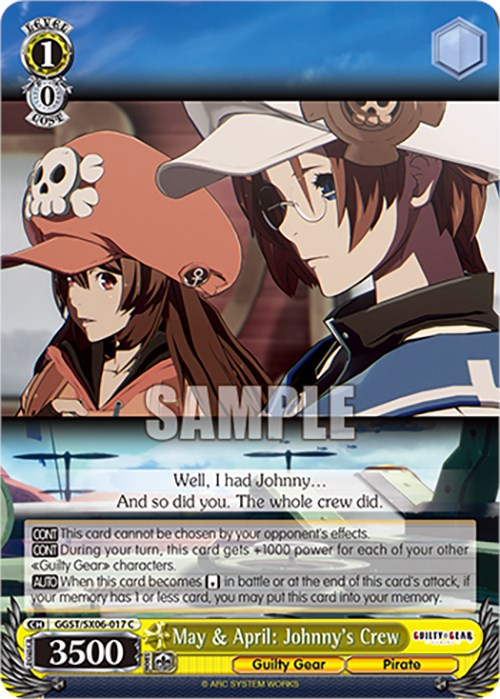 May & April: Johnny's Crew (GGST/SX06-017 C) [Guilty Gear -Strive-] | Cracking-Singles