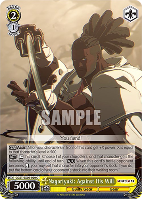 Nagoriyuki: Against His Will (GGST/SX06-020 C) [Guilty Gear -Strive-] | Cracking-Singles