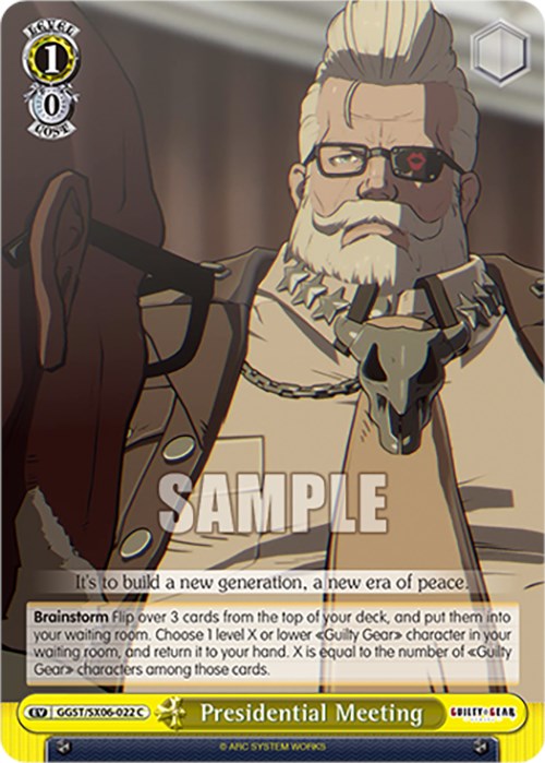 Presidential Meeting (GGST/SX06-022 C) [Guilty Gear -Strive-] | Cracking-Singles